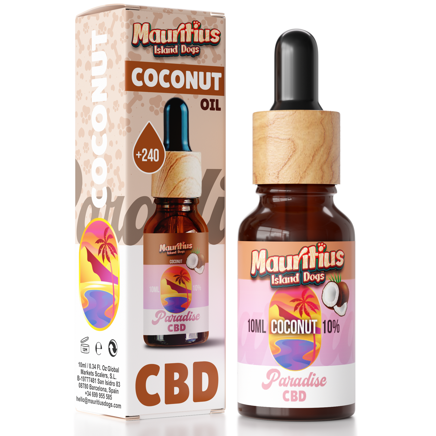 Paradise 10% CBD MCT-Coco